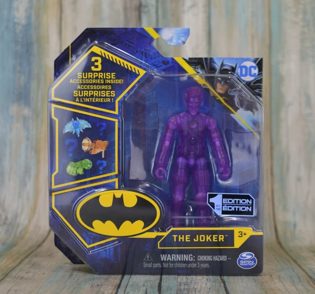 Spin Master Batman The Joker Purple Rare 1st Edition Chase Version
