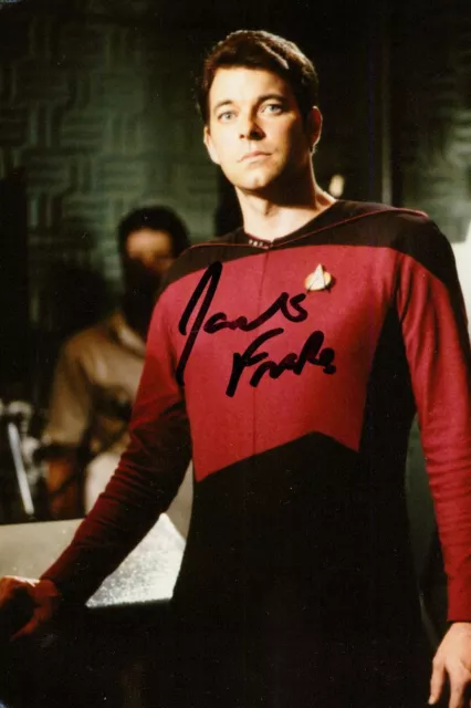 Jonathan Frakes Hand Signed 6x4 Photo Star Trek: Next Generation Autograph + COA