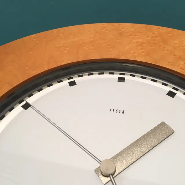 1983 SESSA wall clock design Takashi Kato MADE Japan memphis milano neos lorenz 3