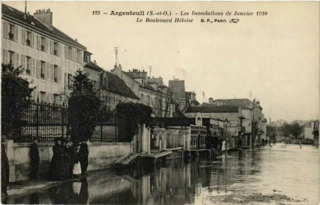 CPA  Argenteuil (S.-et-O.) Les Inondations de Janvier 1910-Le Boulevard (290566)