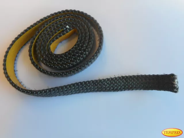 Cordon D'Étanchéité Poêle-cheminée Four Joint Porte Cheminée Vitre 18x2mm 1m