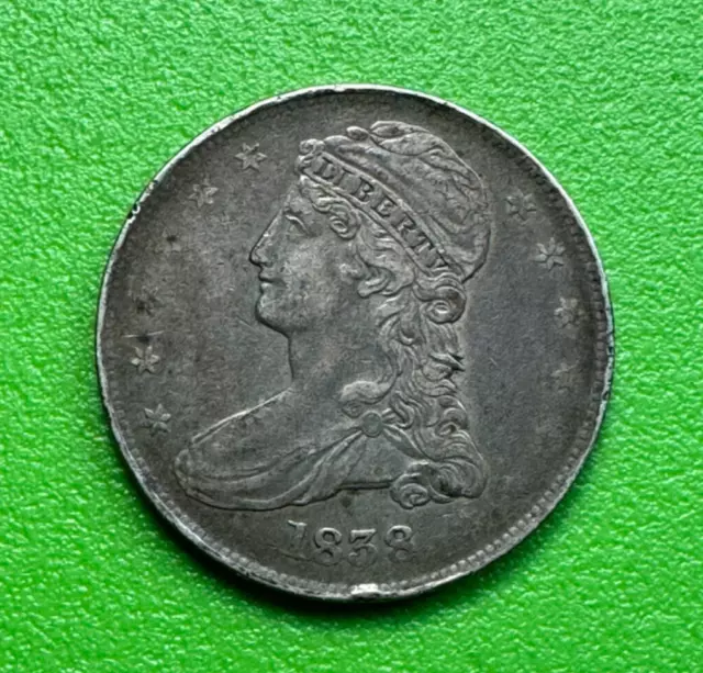 1838 USA Capped Bust Half Dollar  XF/AU