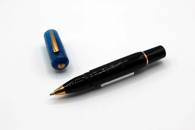 Penna Roller Ballpoint Sfera Delta Planet Collection Blu Nuova Senza Box