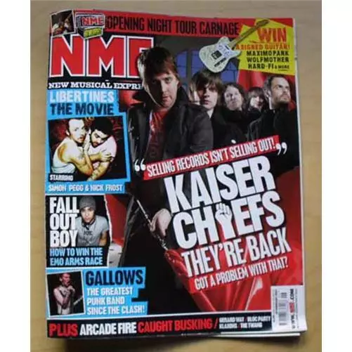 Kaiser Chiefs Nme Magazine Feb 10 2007 Kaiser Chiefs Cover With More Inside Uk