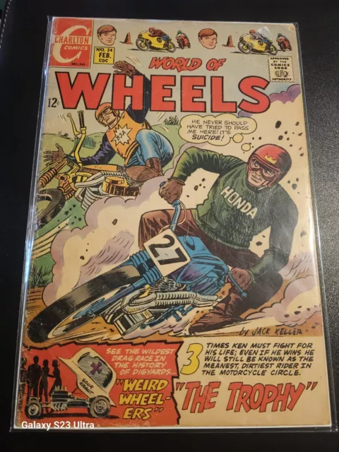 World of Wheels #24 Charlton Comics 1969 Jack Keller Cover