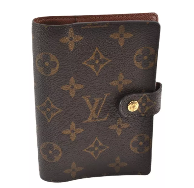 Authentic Louis Vuitton Monogram Agenda PM Notebook Cover R20005 LV 5365G