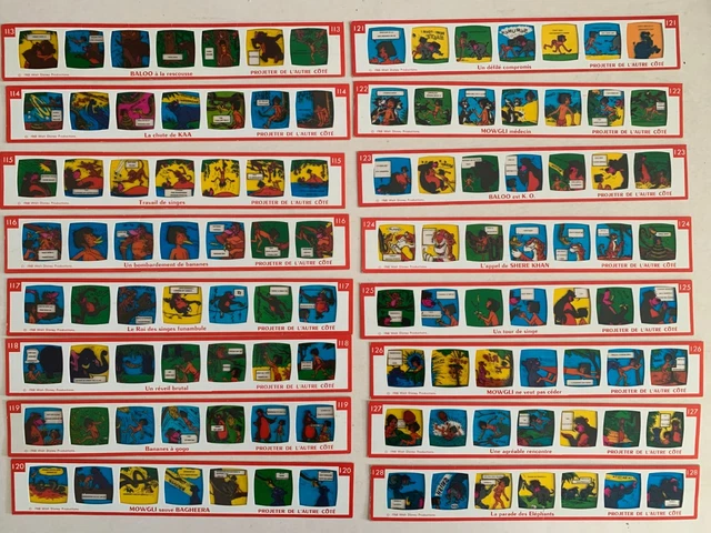 Le Livre De La Jungle – Meccano France / Minema Série I – 8 Bandes 56 Vues Fixes