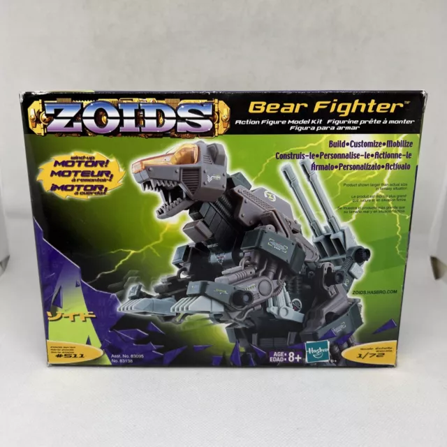 Zoids #511 BEAR FIGHTER Action Figure Model Kit Hasbro 1/72 Builder