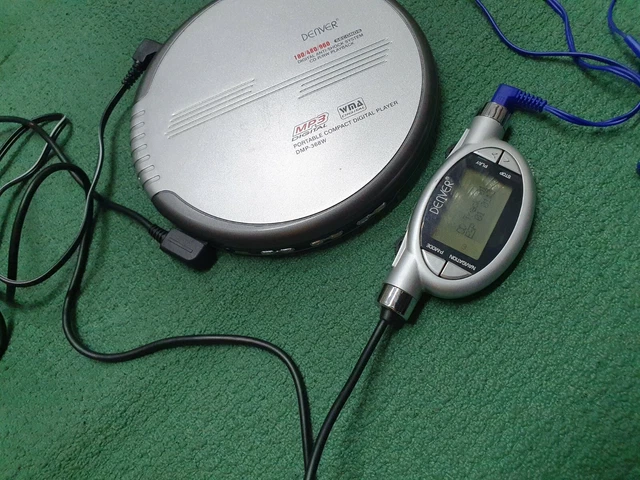Denver DMP-368W Discman Tragbarer  CD-Player MP3 Anti-Shock 9