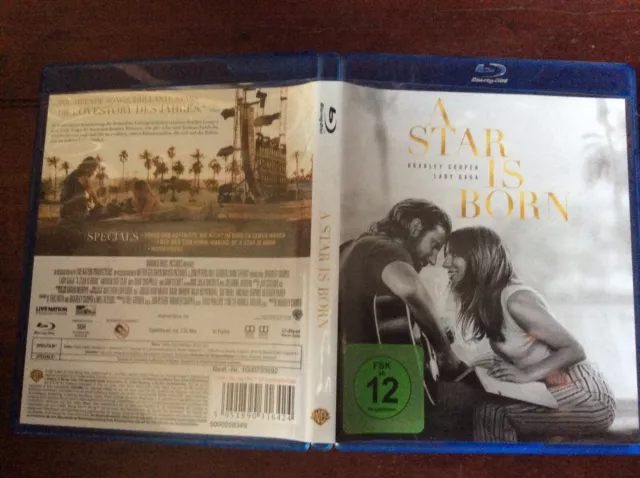 A Star is Born [BLU RAY] Lady Gaga Bradley Cooper Sam Elliott