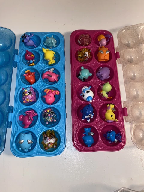 Hatchimals Colleggtibles Lot of 24 with Cases Cartons