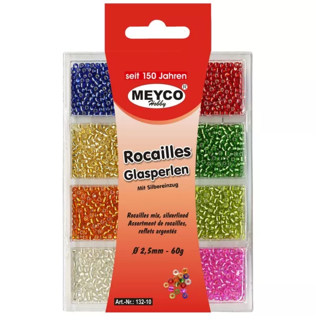 Meyco Rocailles Mini-Glasperlen