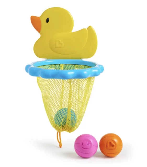 Yellow Duck Dunk Bath Toy Shoot Squirt Score Bath Time Fun