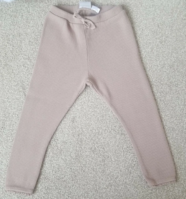 Zara Girls Brown Leggings Aged 2-3 Years