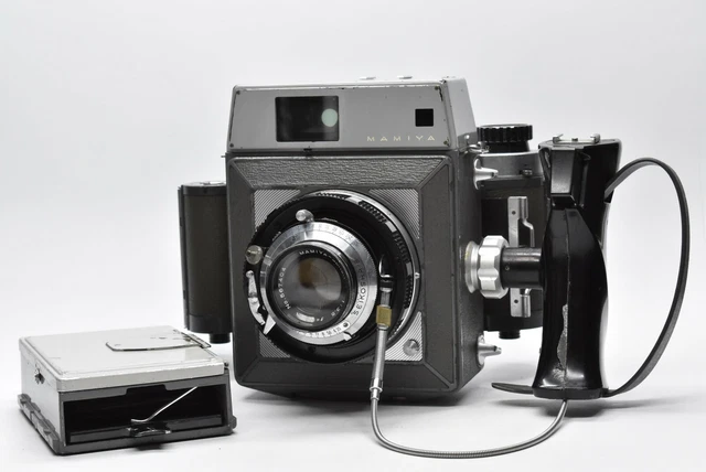 [ EXC+ 5] Mamiya press Caméra à Film + Sekor 90mm f3.5 Lentille 6x9 Dos De Japon