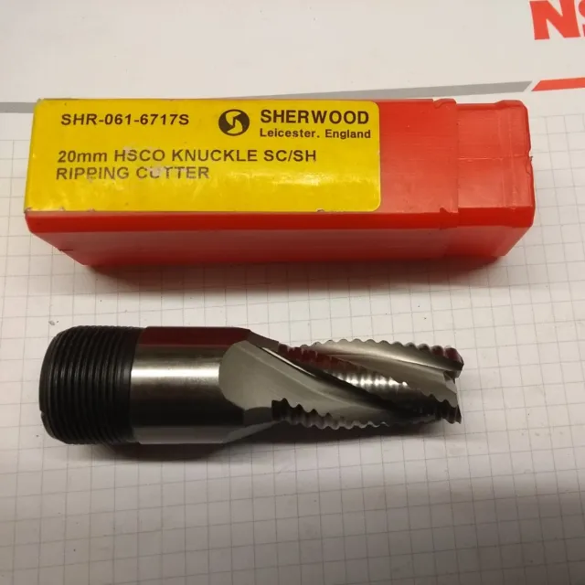 SHERWOOD 20mm 4flute knuckle SC/SH ripping Milling Cutter HSCO SHR-061-6717S