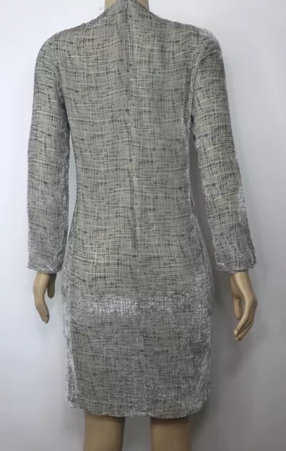 Giorgio Armani Le Collezioni Silk Blend Dress Long Sleeve Italy Sz 12 3