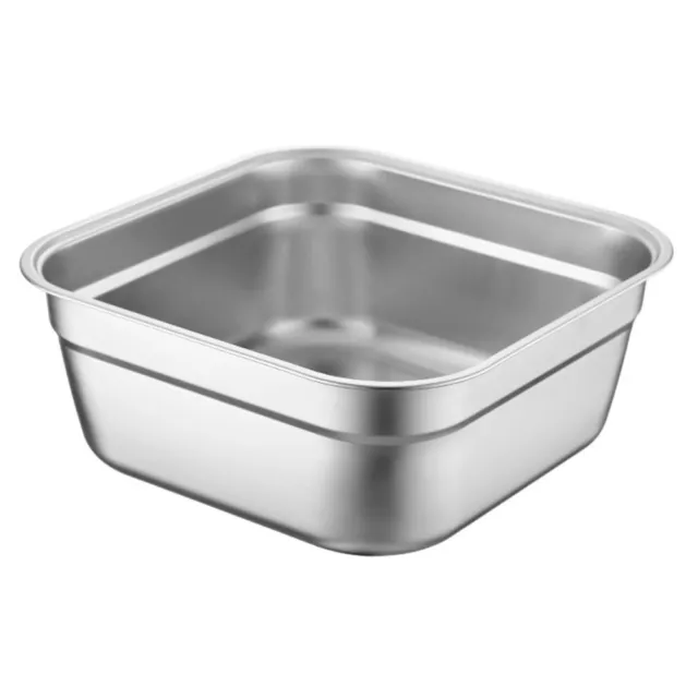 Stainless Steel Bowl Metal Vegetable Washing Basin Washing Basin Mixing Bowl