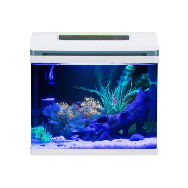 Betta Fish Tank Glass 5 Gallon Self Cleaning Small Aquarium Starter Kits Desk...