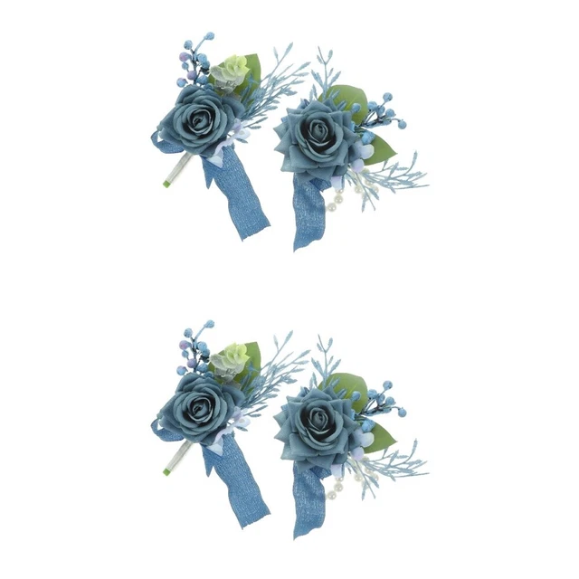 2 juegos de negocios artificial elegante novia graduación corsé novia decoración de muñeca