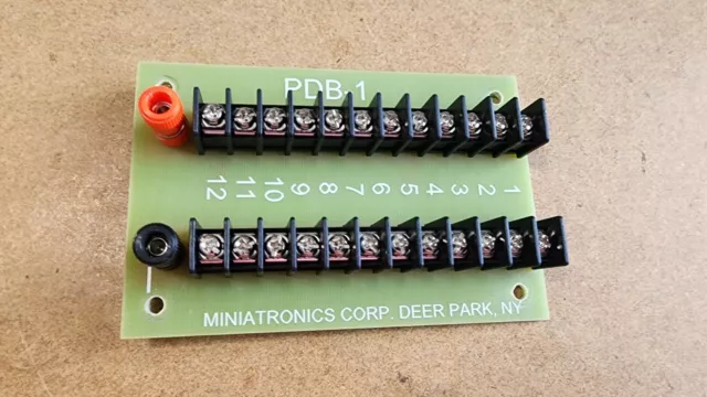 Miniatronics Corp PDB-1 Position power Distribution Block