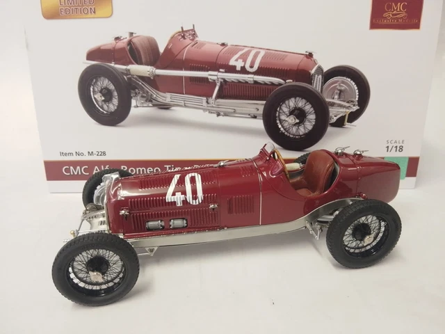 CMC 1/18 Alfa-Romeo P3 Fagioli, vainqueur du GP d'Italie 1933, # 12 édition limitée : M-226 - France