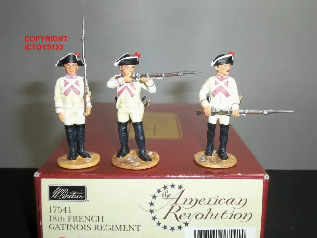 Britains 17541 American Revolution 18Th French Gatinois Regiment Toy Soldier Set