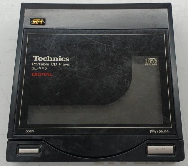 TECHNICS SL-XP5 PORTABLE CD Player With Battery Pack SH-CDB5
