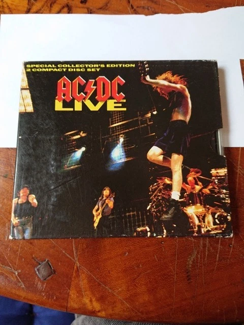 COFFRET CARTONNÉ AVEC Billet Dollar AC/DC LIVE DOUBLE CD 23 Titres TBE ...