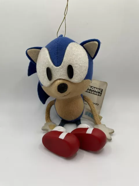 Sonic the Hedgehog Segasonic 1991 UFO Plush Stringy Sonic Tag Rare