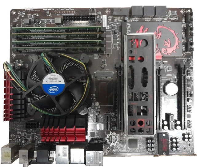 MSI Z97 GAMING 5 Motherboard, 16GB RAM, and i5 processor (Location D1
