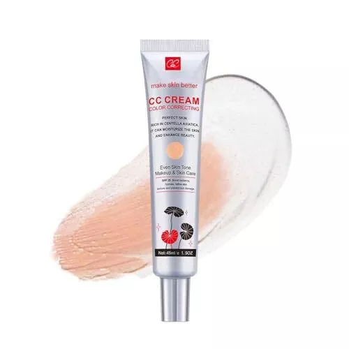 Color Correcting CC Cream with SPF 25, Coverage Lightweight Foundation, Hydra...