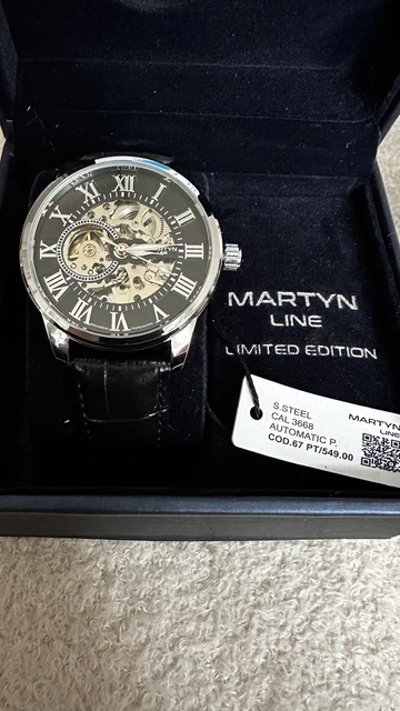 Montre Automatique Martyn Line édition Limitée Acier - Cadran Lin, Neuf Avec étiquettes