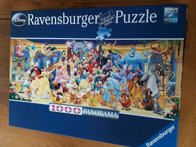 RAVENSBURGER DISNEY GROUP Photo Panorama 1000 Piece Jigsaw Puzzle VGC ...