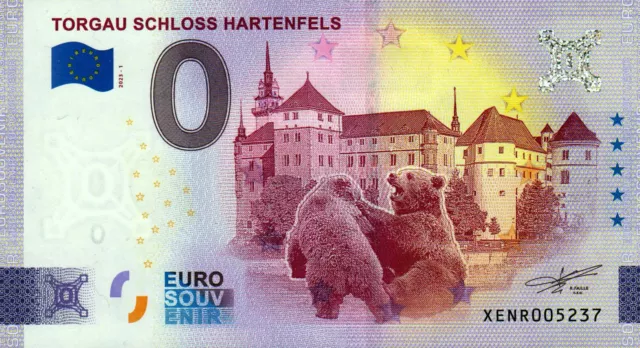 Null Euro Schein - 0 Euro Schein - Torgau Schloss Hartenfels 2023-1