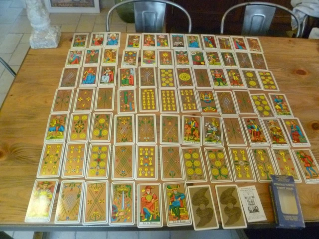 Ancien Jeu De Tarot Oswald Wirth - Édition L'Aigle, 1927, Complet Dans Sa Boîte D'origine