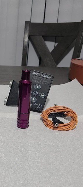 tattoo pen machine complete kit Cheyenne Pen Hawk Purple  With Power Supply