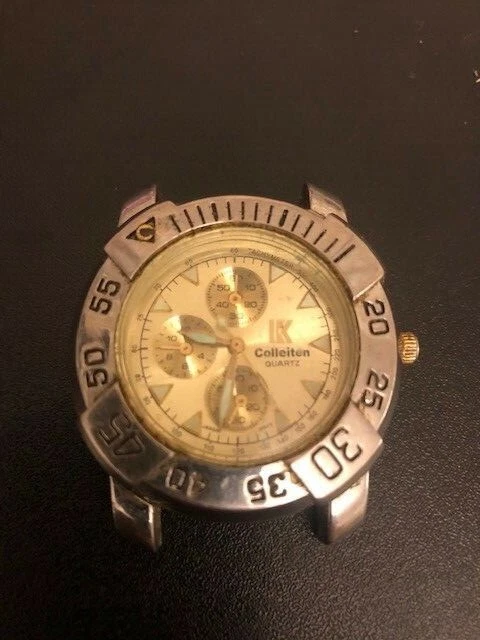 Montre Homme Belair Années 1990 Quartz, Véritable Diamant, Ton Or Réf. A5603Y - Neuf Sans étiquette