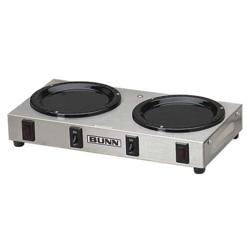 BUNN Two-Station Home Coffee Warmer, 1 Each, Stainless Steel BUNWX2