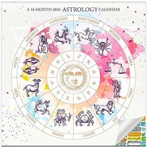ASTROLOGY CALENDAR 2025 Deluxe 2025 Astrology Wall Calendar Bundle
