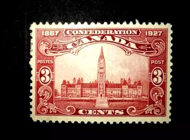 🟪 CANADA 1927 - 60th Anniv. Dominion of Canada - 3 CENTS - MINT LIGHTLY HINGED