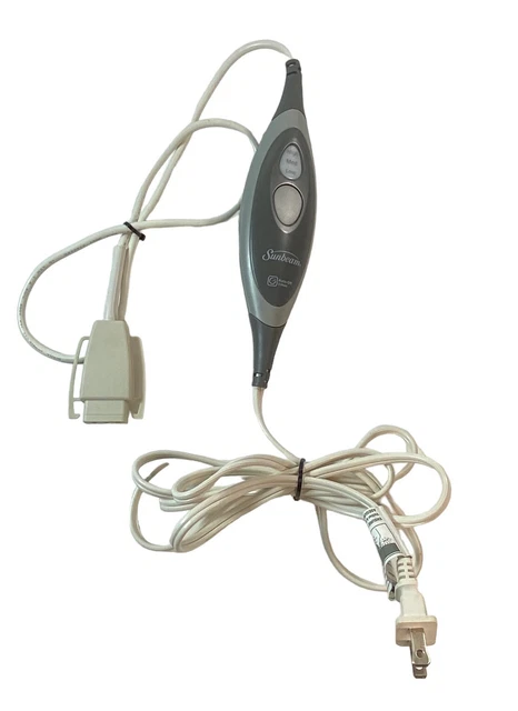 SUNBEAM N85AP E23623SP Heated Throw/Blanket Control Auto Off 3 Hours $15.98  - PicClick