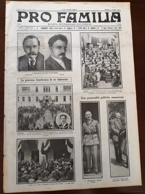 Seregno padigl. Ronzoni con Vescovo di Crema,Ortisei St. Ulrich,PRO FAMILIA 1922
