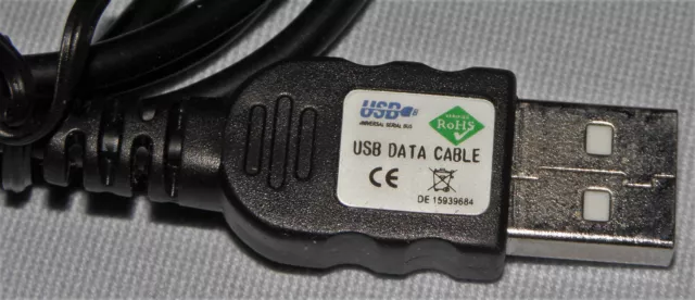 Datenkabel USB E164571 AWN 2725 VW-1 80°C 30V 28AWG/1PR AND 28AWG7/2C Data Cable 3
