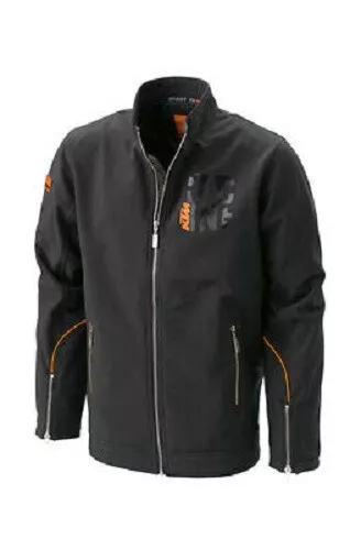 KTM mens softshell jacket black - size small - 3pw1451302