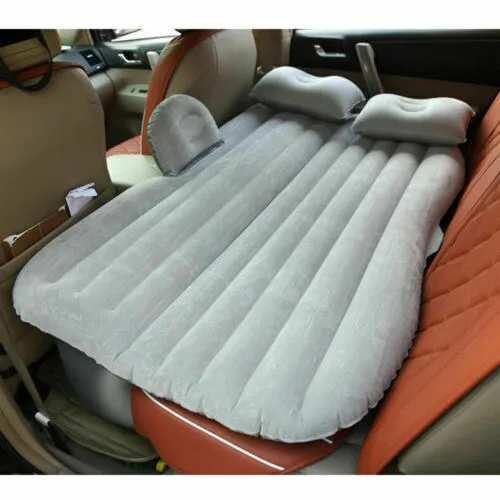 Car Inflatable Bed Sleep Travel Camping Mattress Seat Cushion Mat with Air Pump