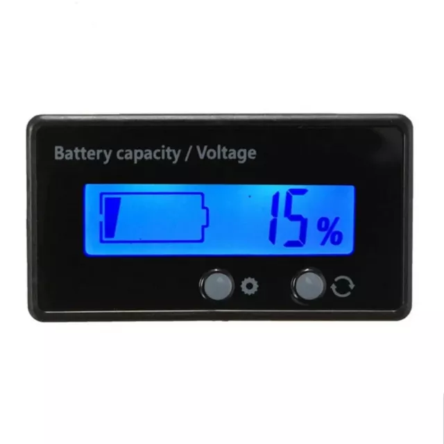 12V-48V Indicator Battery Capacity Voltage Tester LCD Display Lead-acid Monitor 3