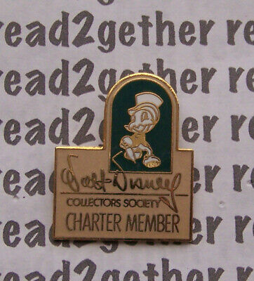 Disney Pin Walt Disney Collector's Society Charter Member Jiminy Cricket