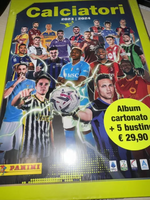 Album Calciatori Panini 2023-2024 Cofanetto Cartonato Nuovo