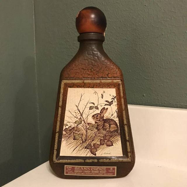 VINTAGE BEAM'S BEST Kentucky Bourbon Whiskey Decanter with Lid